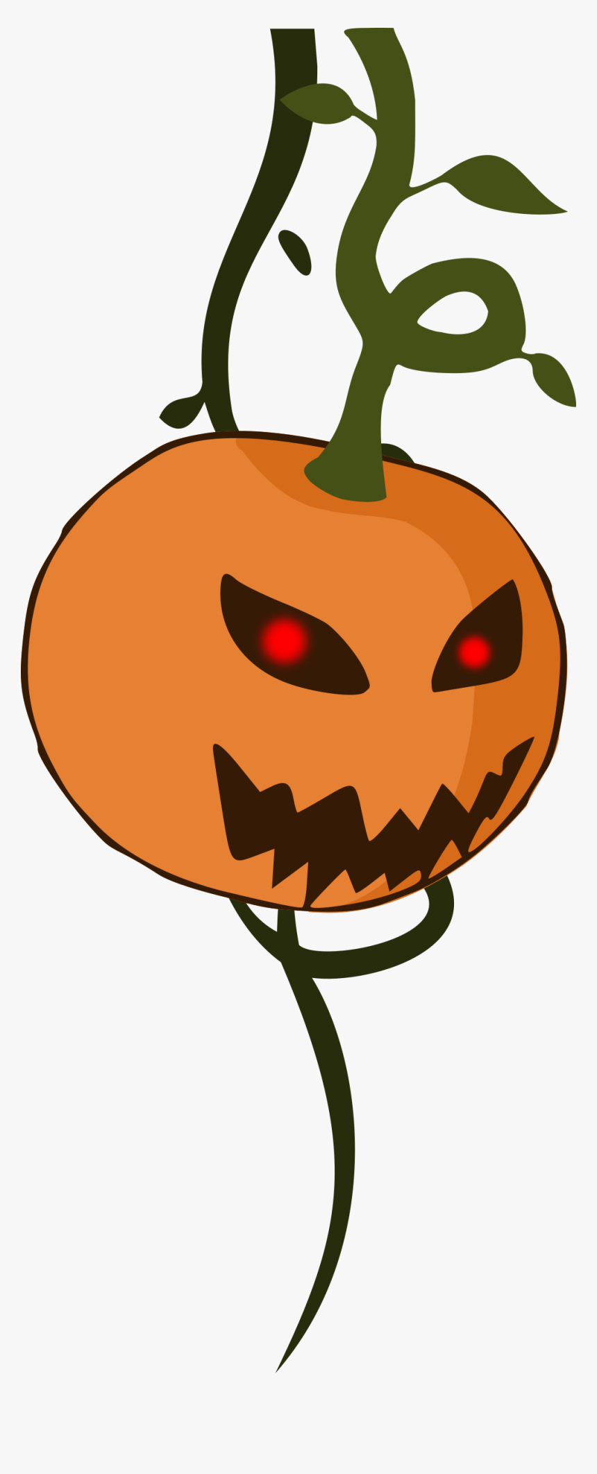 Cartoon Jack O" Lantern Pumpkin Clip Arts - Clip Art Hanging Pumpkin Transparent, HD Png Download, Free Download