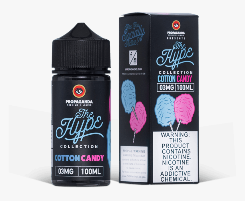 The Hype Cottoncandy 100ml - Cotton Candy, HD Png Download, Free Download