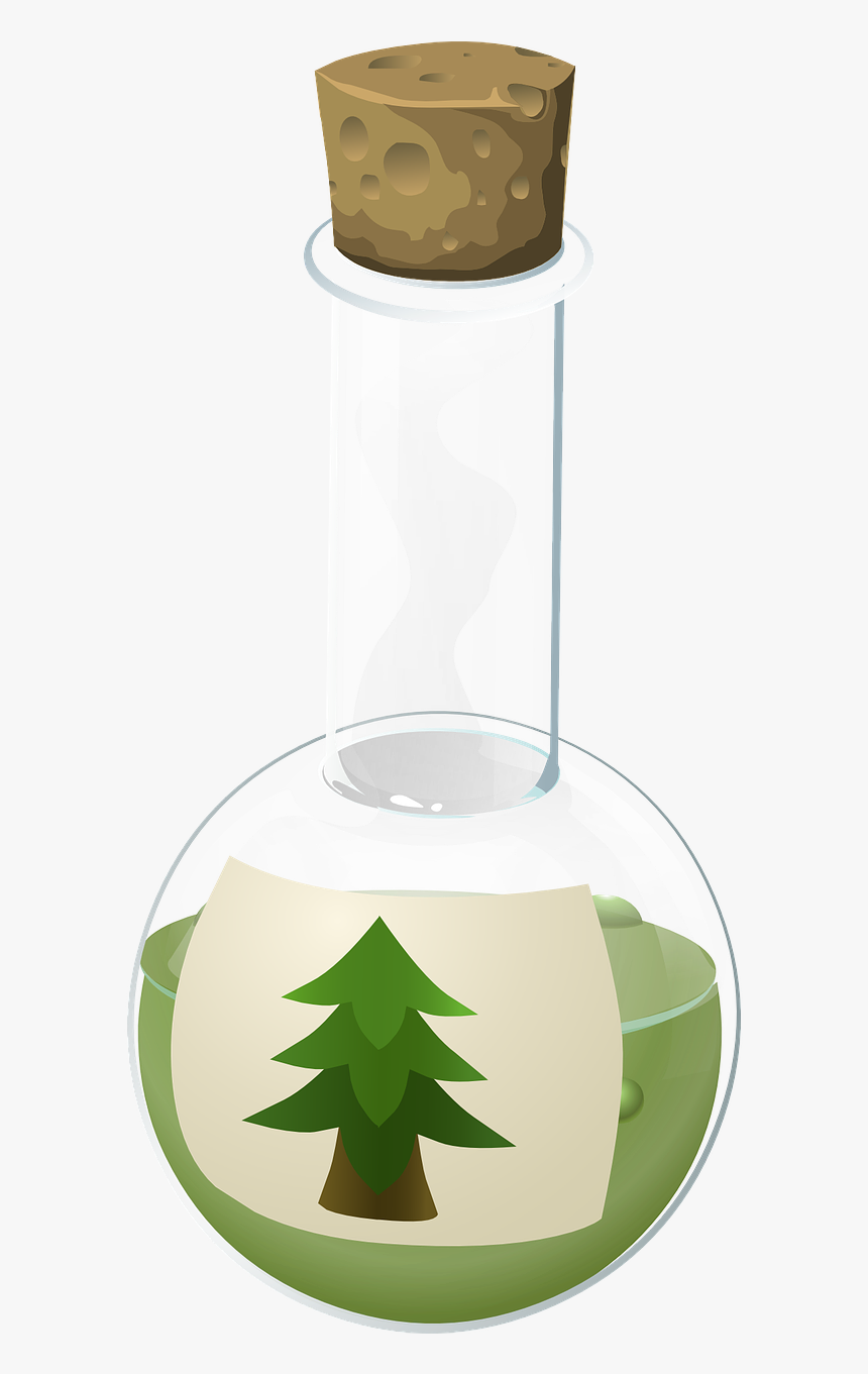 Flask Glass Beaker - Potion Poison Transparent Background Real, HD Png Download, Free Download