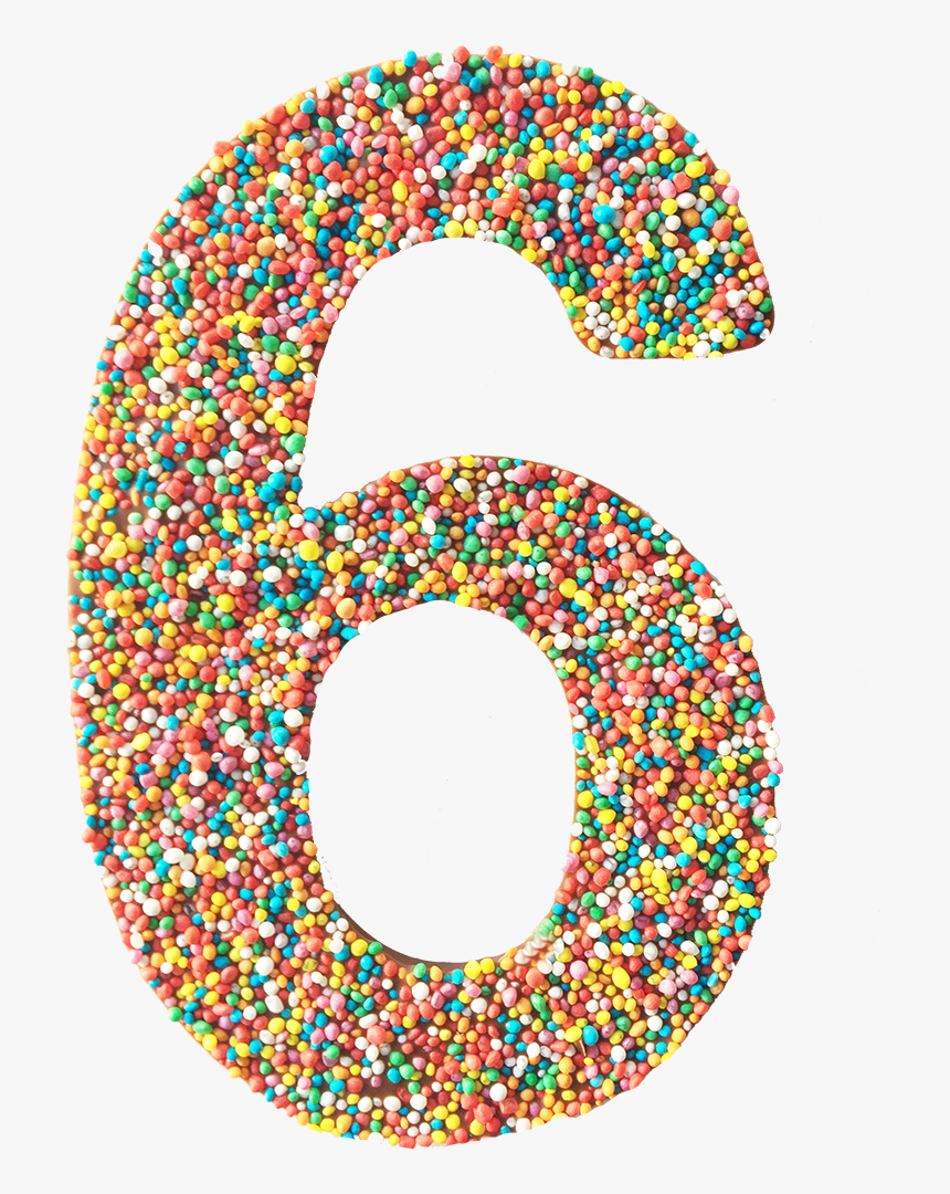 Number 6 Chocolate Freckle, HD Png Download, Free Download