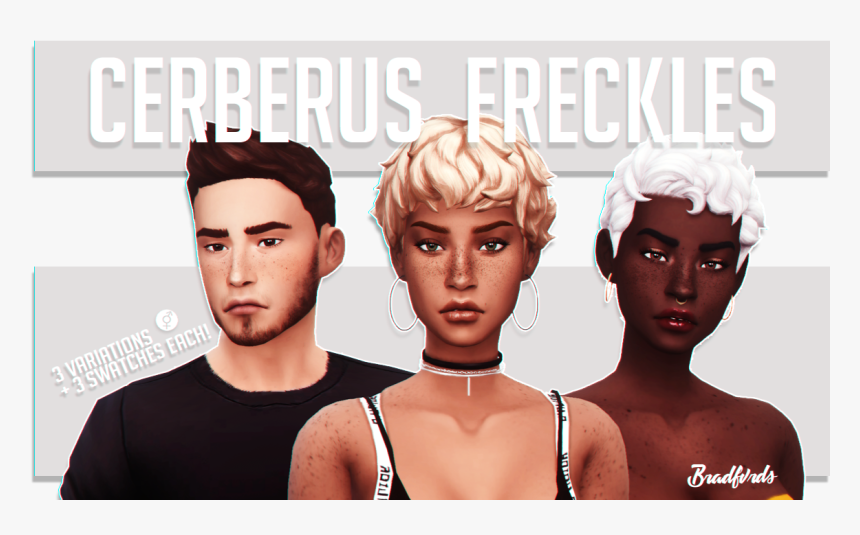 ̗̀ Cerberus Freckles [v2] ̖́- “hey Losers Wow Soo I - Sims 4 Cerberus Freckles, HD Png Download, Free Download