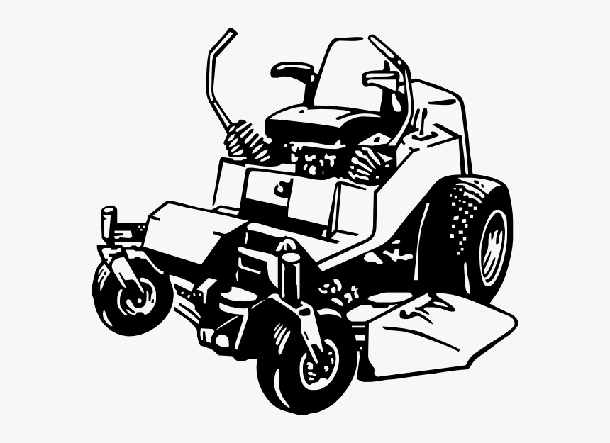 Lawn Mower Zero Turn Mower Clipart Clipart Kid - Riding Lawn Mower Clipart, HD Png Download, Free Download
