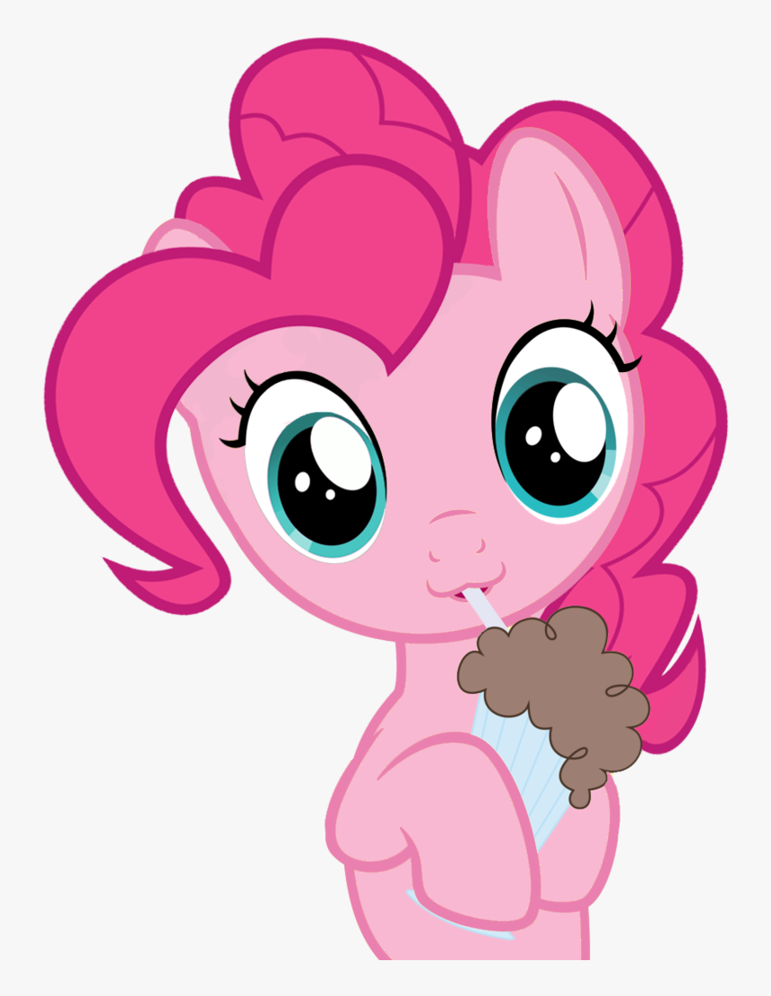 Pinkie Pie Milkshake By Pinkiepiemike - Cute Filly Rainbow Dash, HD Png Download, Free Download