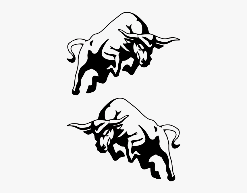 Buffalo Bull Cow Jdm Auto Car Bumper Window Vinyl Decal - Transparent Bull Logo, HD Png Download, Free Download