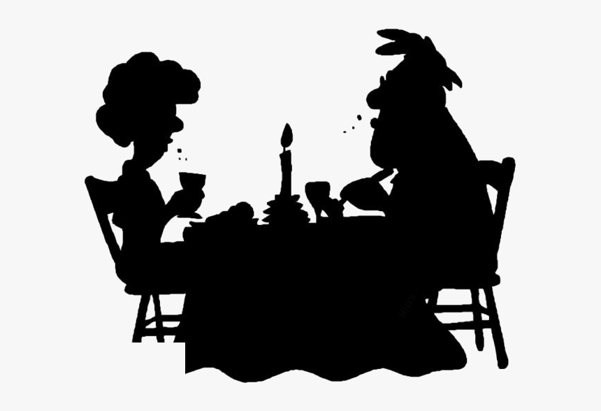 Dating Couple Png Transparent Images - Silhouette, Png Download, Free Download