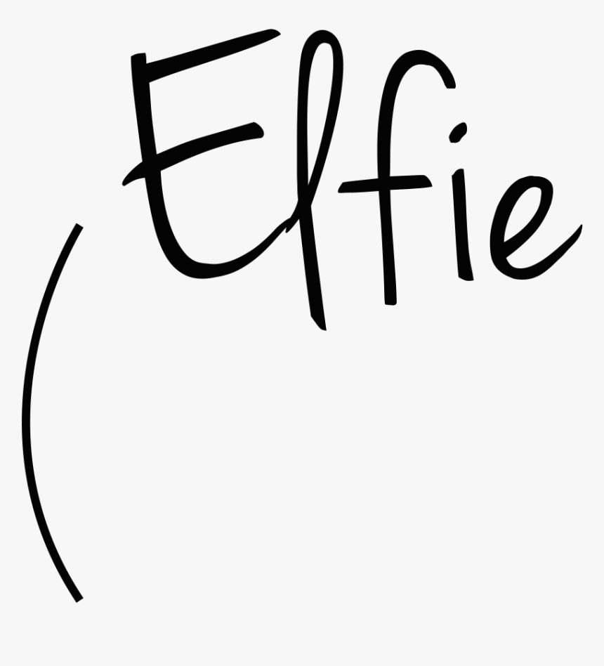 Ecriture Elfie 1 - Ibadep, HD Png Download, Free Download