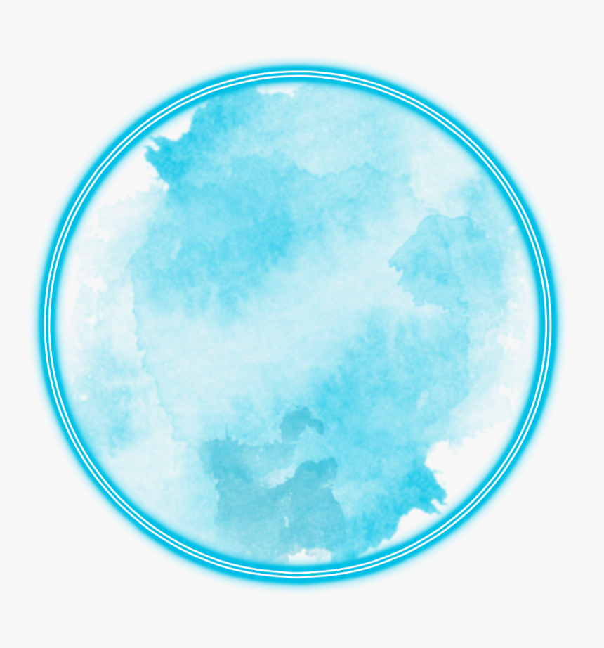 #neon #round #blue #freetoedit #circle #frame #border - Round Border Png Red, Transparent Png, Free Download