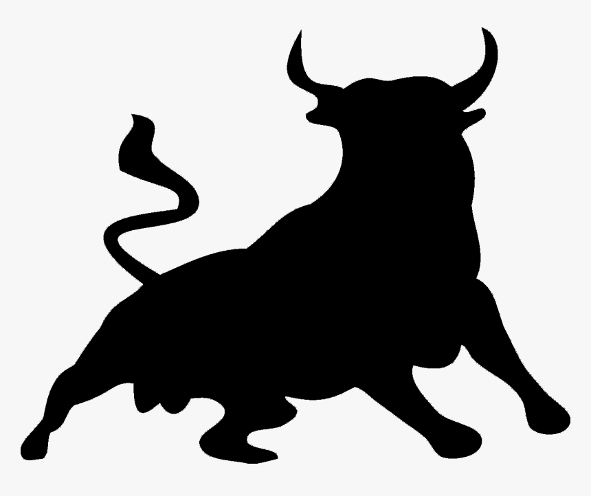 Svg Royalty Free Black Bull Clipart - Black Bull, HD Png Download, Free Download