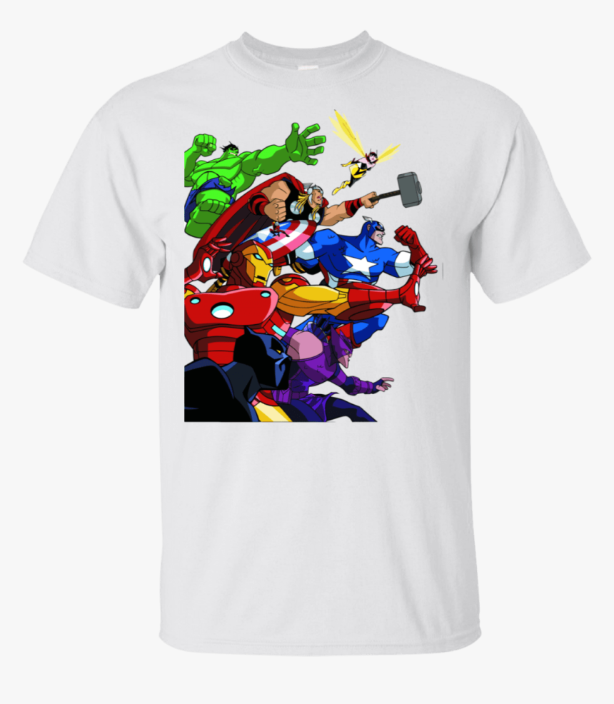 Cartoon Network Avengers Endgame T-shirt - Comic Avengers Cartoon Png, Transparent Png, Free Download