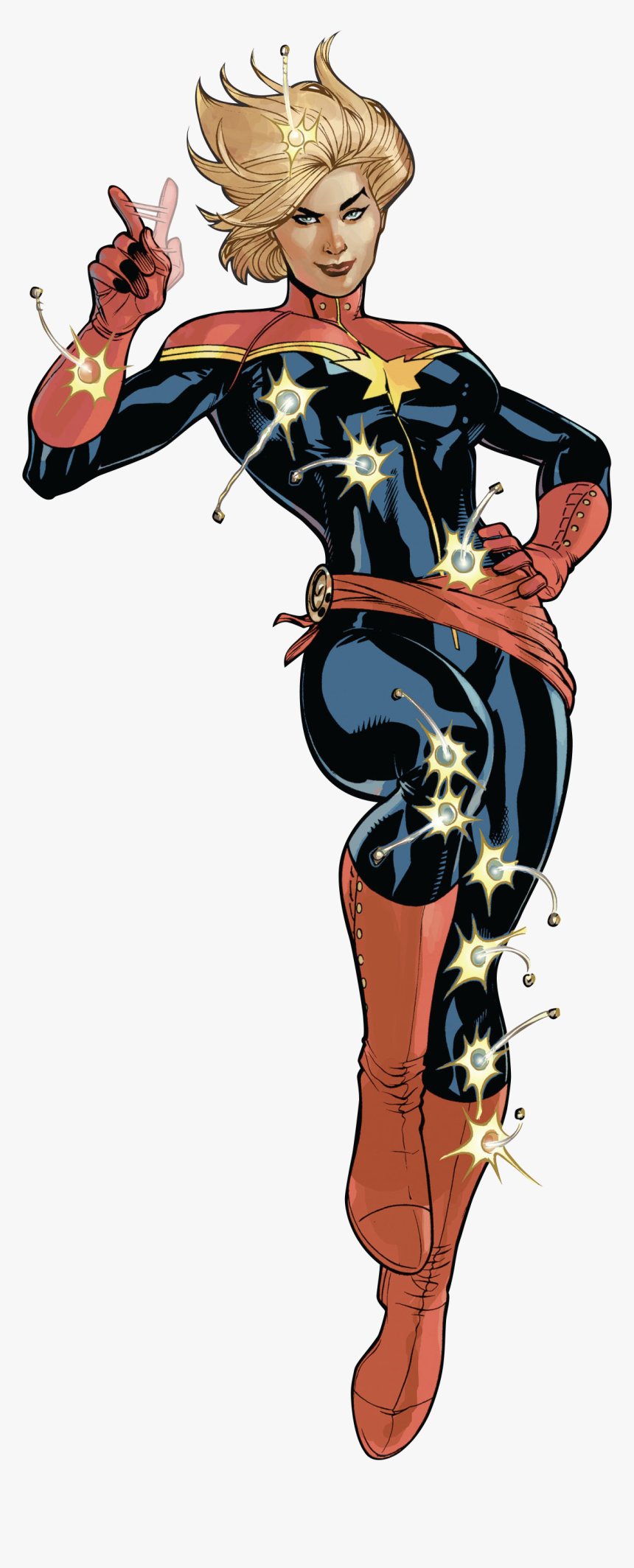 Transparent Marvel Png - Captain Marvel Comic Transparent, Png Download, Free Download
