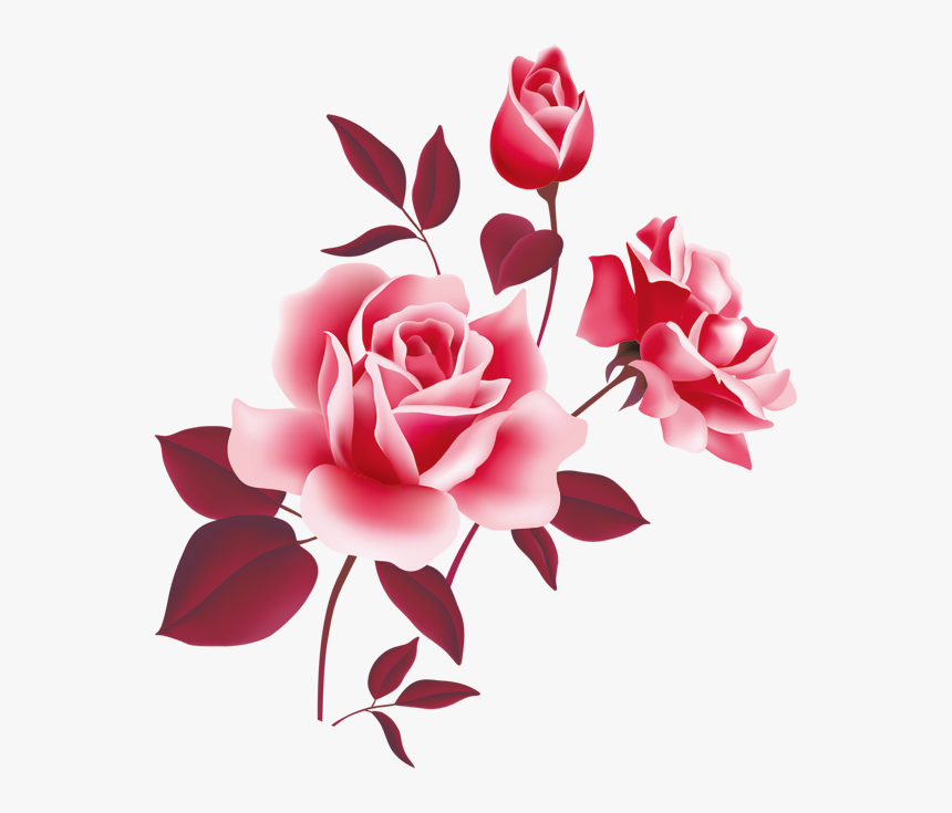 Rose Pink Free Clip Art - Rose Flower Image Hd, HD Png Download, Free Download