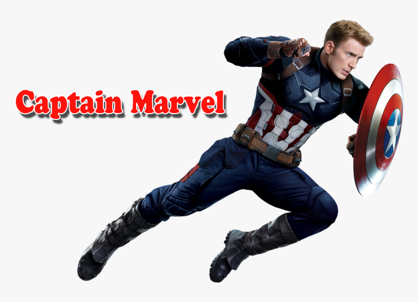 Captain Marvel Png Free Download - Captain America Full Body, Transparent Png, Free Download