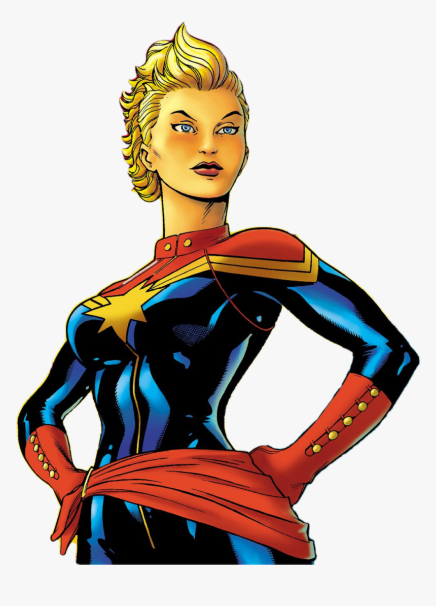 Captain Marvel Poster Png Images - Captain Marvel Makeup Look, Transparent Png, Free Download