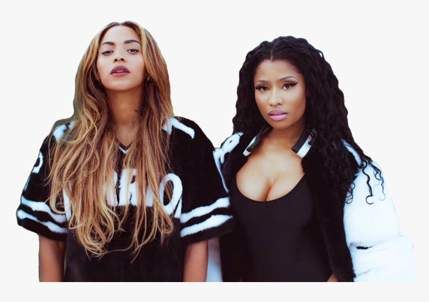 Beyonce And Nicki Minaj Wallpaper - Nicki Minaj Et Beyonce, HD Png Download, Free Download