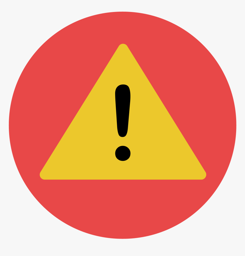 It"s An Exclamation Point Drawn Inside Of An Equilateral - Alert Danger, HD Png Download, Free Download