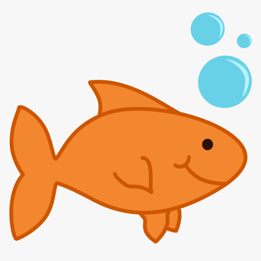 Fish Goldfish Blank Card Printable And Free Matching - Goldfish Clipart Gif, HD Png Download, Free Download