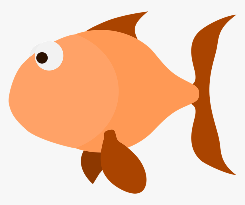 67602 - Fish Clipart Transparent Background Black, HD Png Download, Free Download