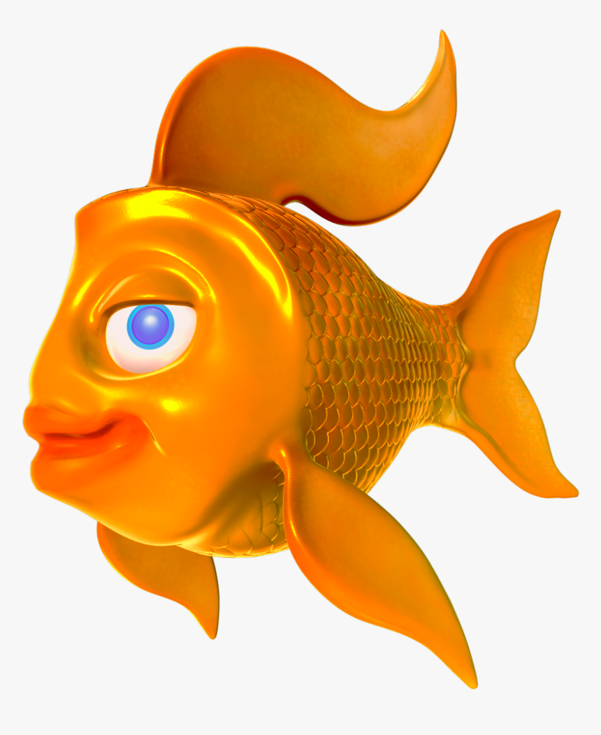 Finished Model, Before The Design Was Deemed Too Cartoony - Goldfish, HD Png Download, Free Download