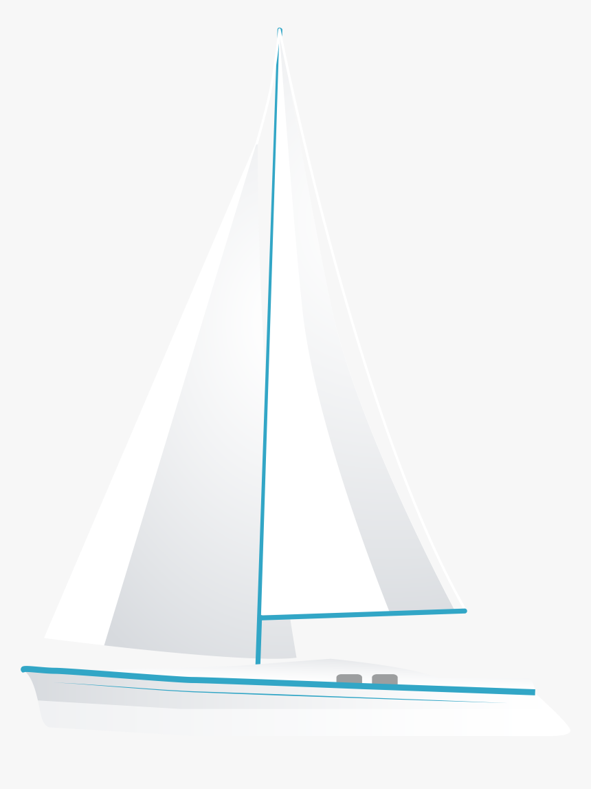 White Sailboat Png Clip Art, Transparent Png, Free Download
