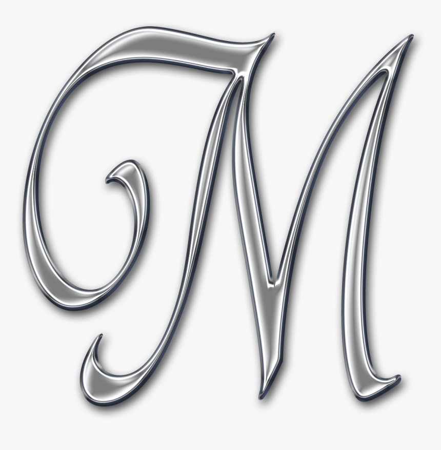 Fancy M Letter Outline - Fancy Letter M Png, Transparent Png, Free Download