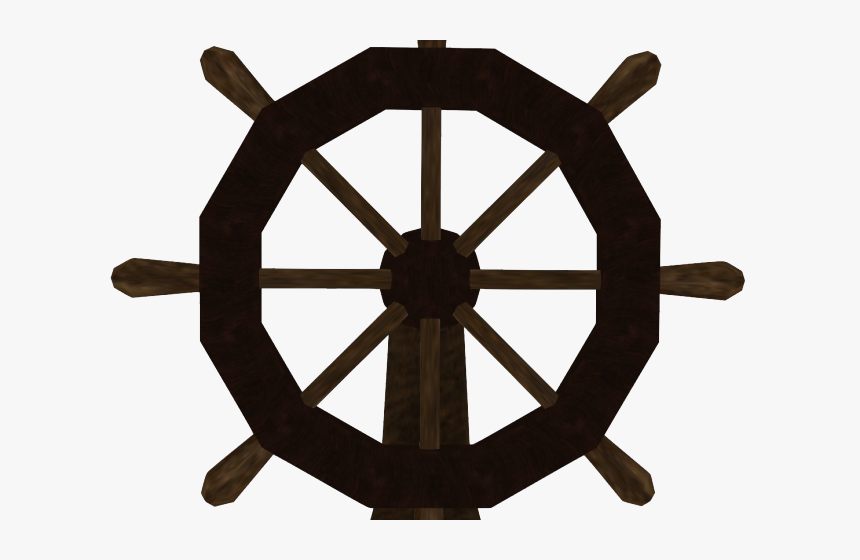 Pirates Of The Caribbean Clipart Compass Rose - Ships Wheel Compass Rose, HD Png Download, Free Download