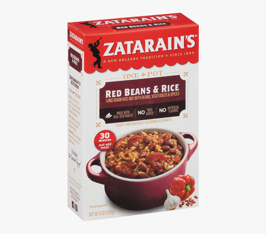Red Beans And Rice - Zatarain's Dirty Rice, HD Png Download, Free Download