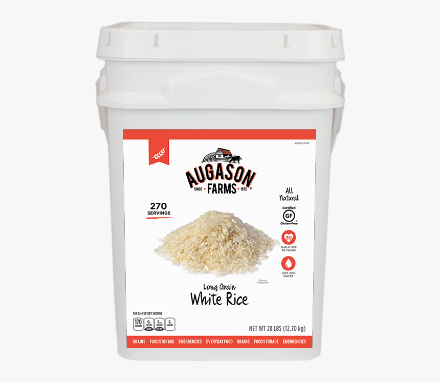 Augason Farms White Rice, HD Png Download, Free Download