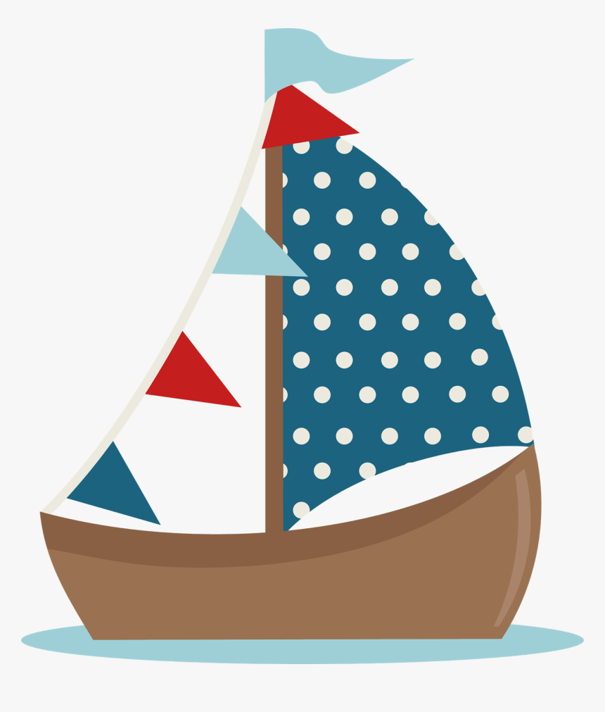 Purple Clipart Sailboat - Cute Sailboat Clipart, HD Png Download, Free Download