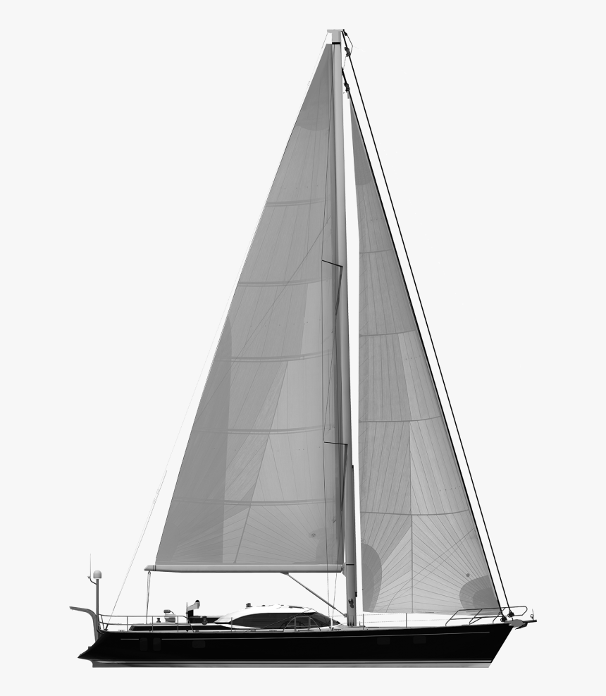 D58 Big Sideprofile2 - Sailboat Png, Transparent Png, Free Download