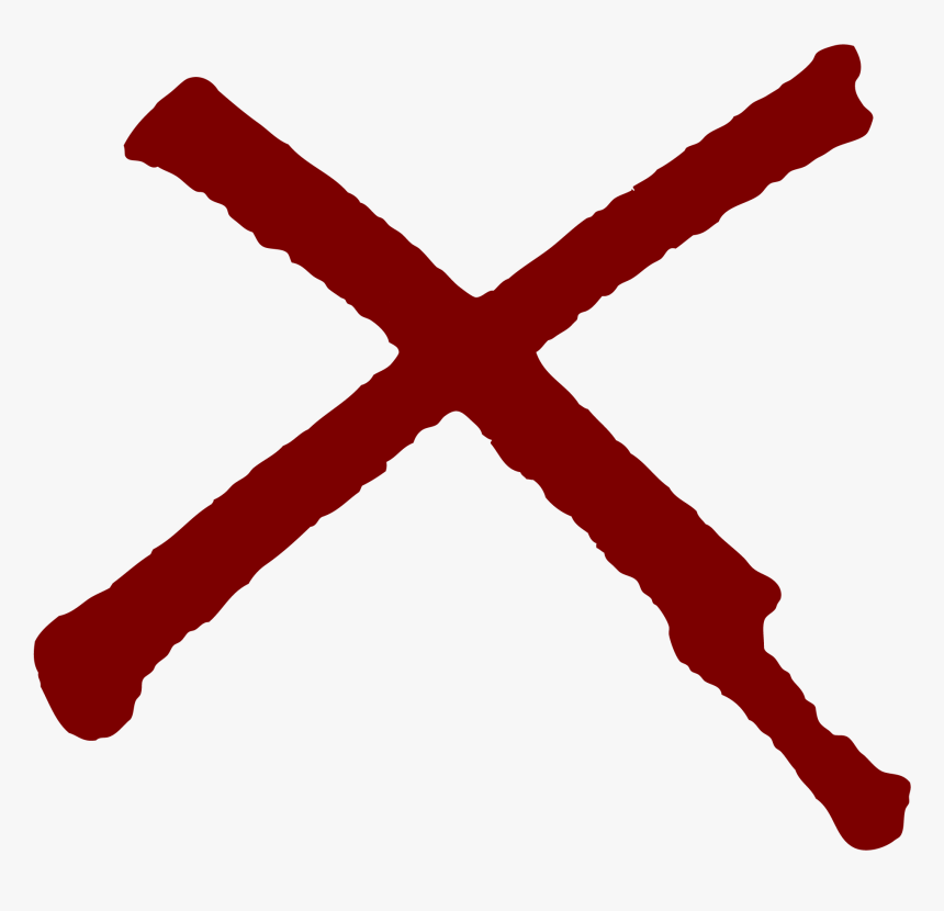 Dark Red X Png - X Png, Transparent Png, Free Download