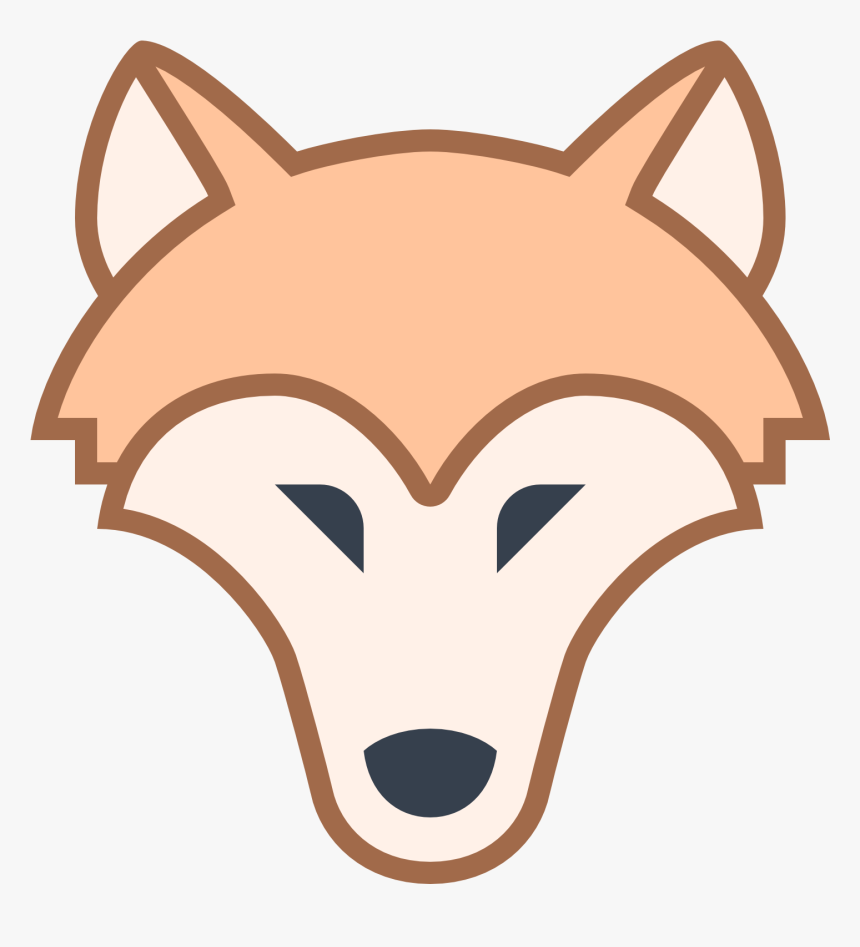 Wolf Nose Png - Wolf Ears Icon, Transparent Png, Free Download