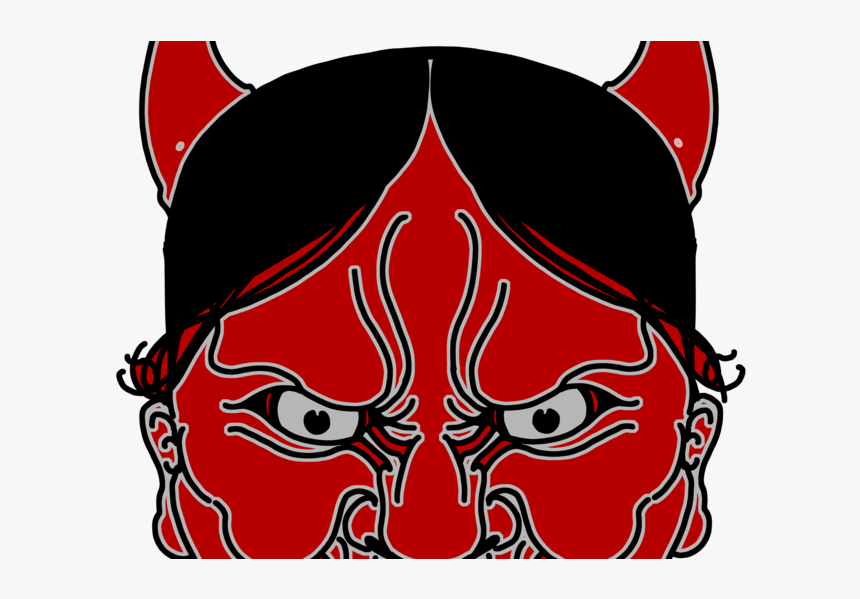 Red Hannya 2 Dark Eyes , Png Download - Illustration, Transparent Png, Free Download