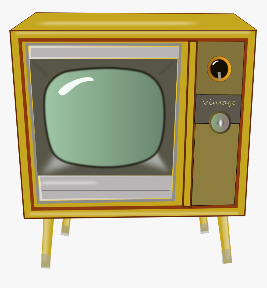 Transparent Watching Tv Png - Vintage Tv Clipart, Png Download, Free Download