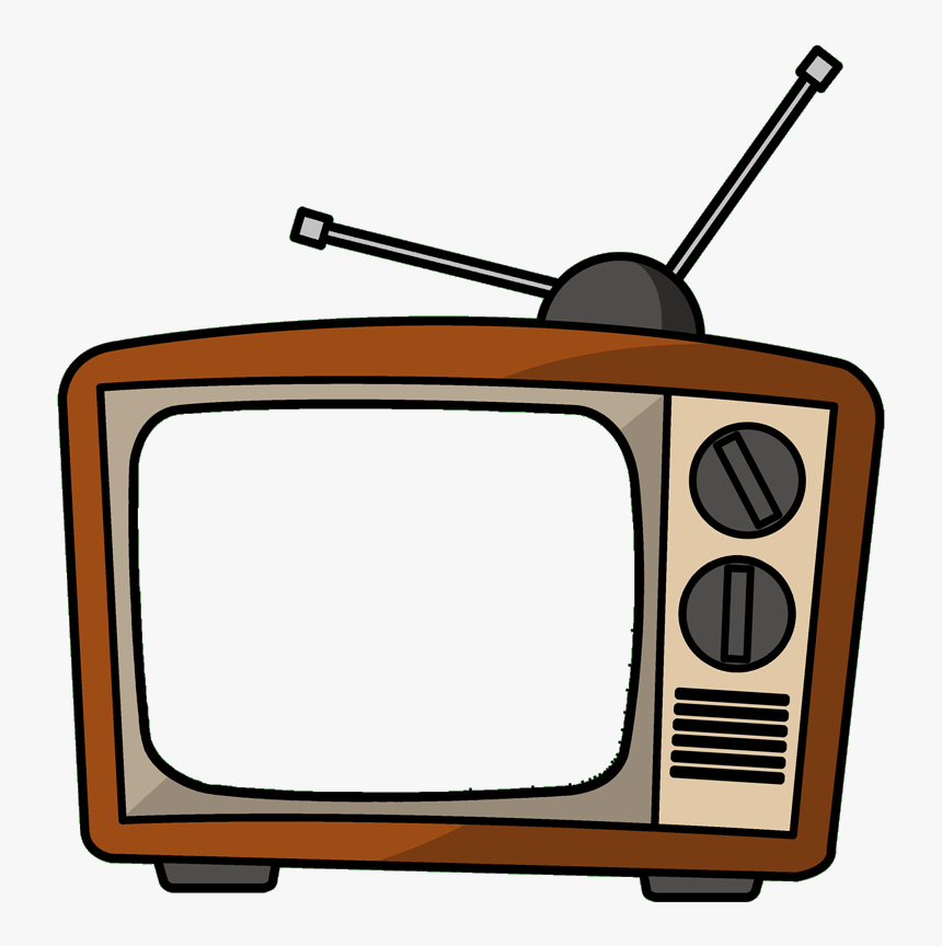 In The Mean Time Watch A Little Television, Literally - Transparent Background Television Cartoon, HD Png Download, Free Download