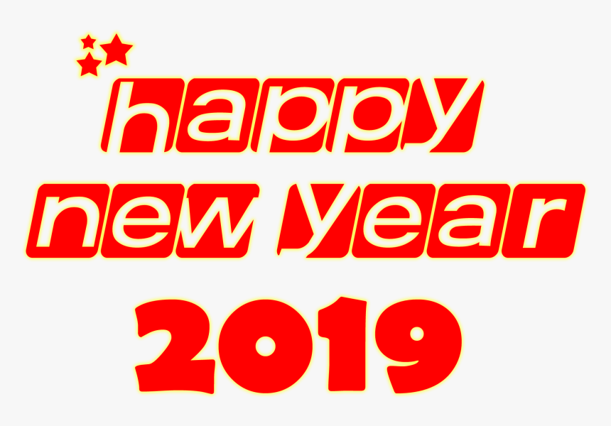 2019 Happy New Year Transparent Background - Hut Ri 2015, HD Png Download, Free Download