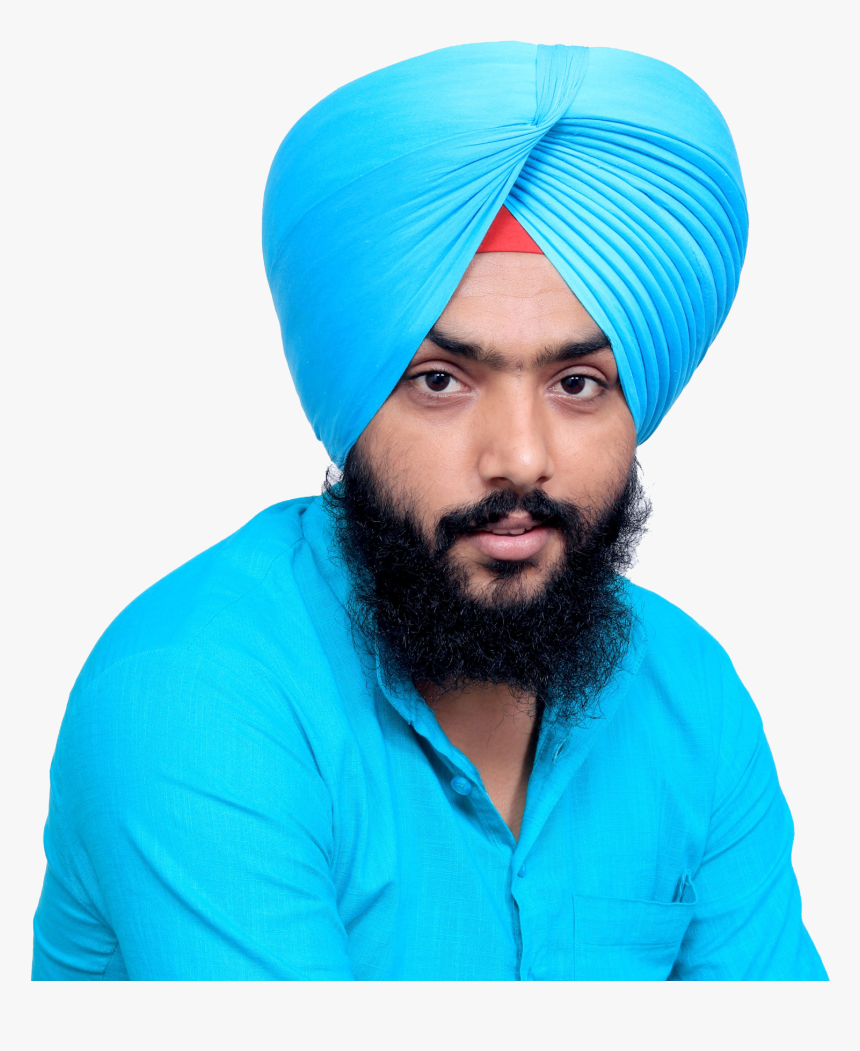 Beard And Turban Png Svg Royalty Free - Turquoise Turban, Transparent Png, Free Download