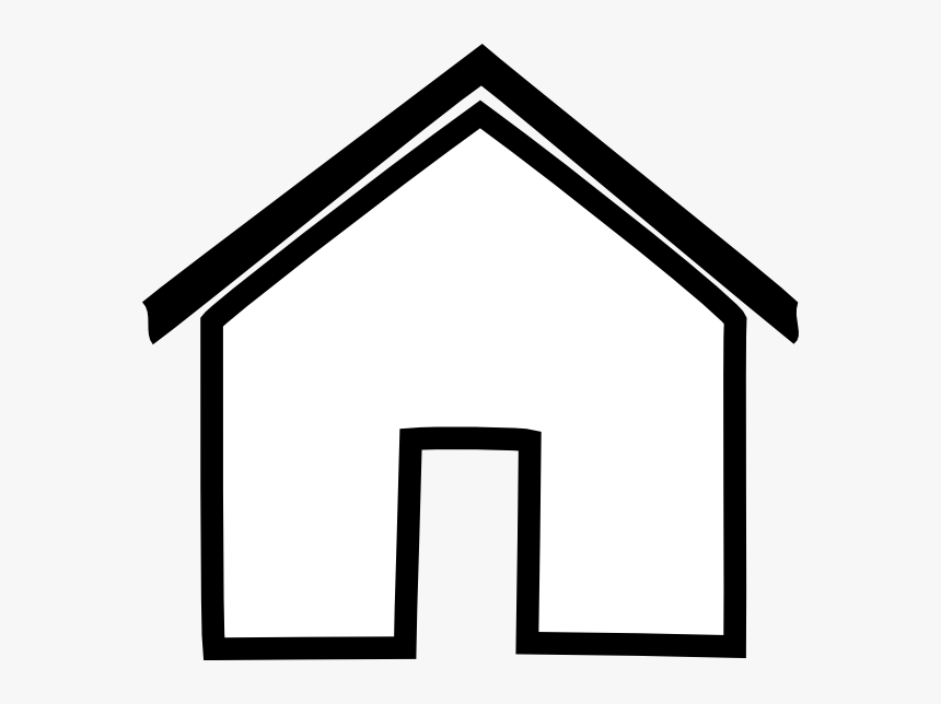 Transparent House Clipart - House Outline Clipart, HD Png Download, Free Download