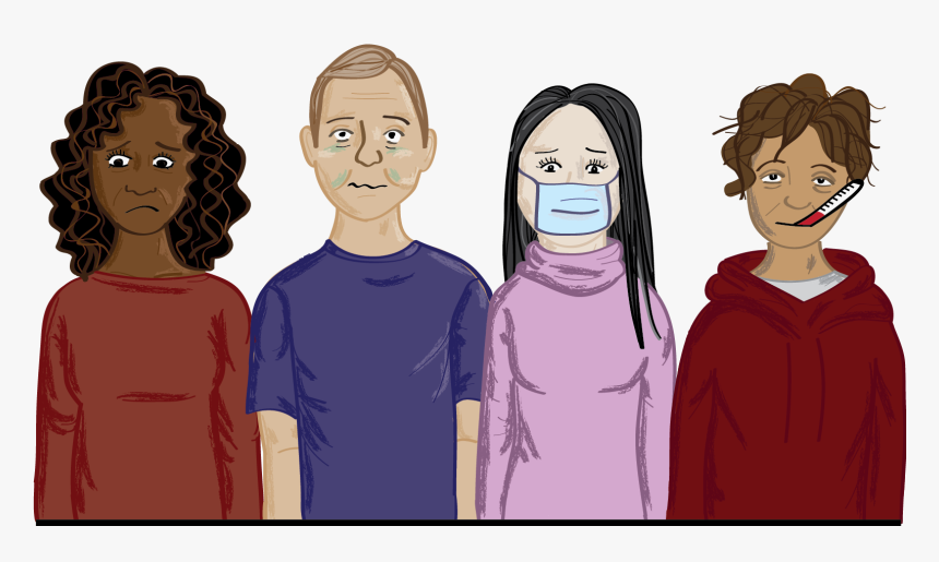 Norovirus On Decline - Group Of Sick People, HD Png Download, Free Download