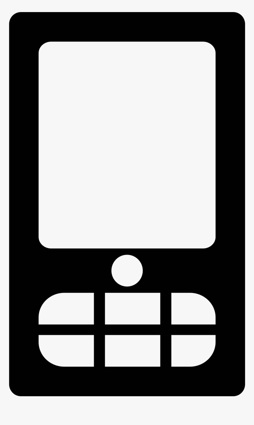 Smartphone Mobile Icon Free - Mobile Symbol In Png, Transparent Png, Free Download