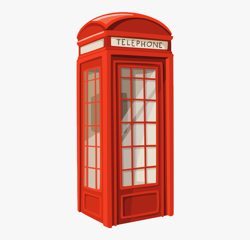 Cell Phone Icon Png Vectors - Phone Box England Drawing, Transparent Png, Free Download