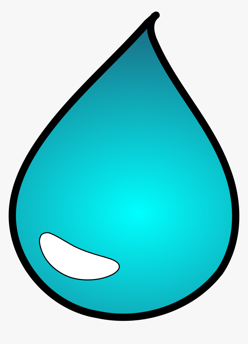 Water Drop - Dibujo De Una Gota De Agua, HD Png Download, Free Download