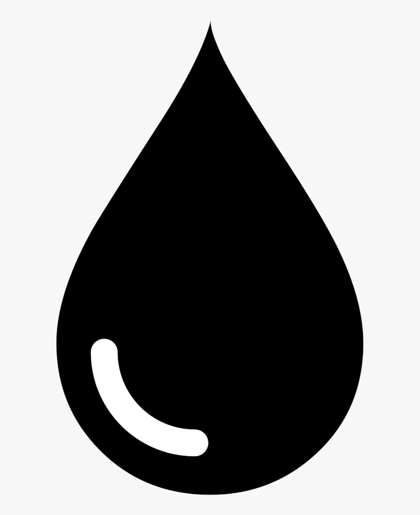 Water Drop Clipart Black And White Transparent Png - Toner Icon, Png Download, Free Download