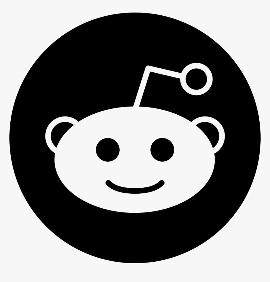 Jpg Black And White Download Social Logo Character - Reddit Logos, HD Png Download, Free Download