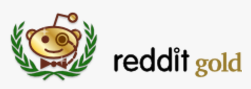 Reddit Gold Text Food Logo - Default Reddit, HD Png Download, Free Download