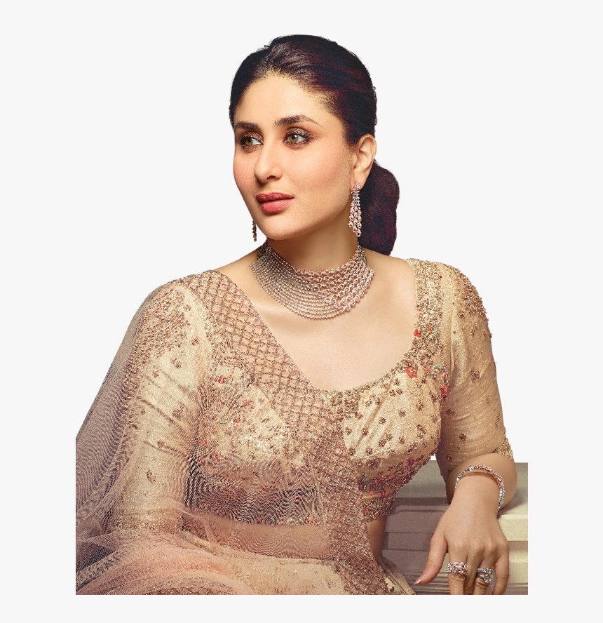 Kareena Kapoor Wearing Malabar Gold Diamond Necklace, HD Png Download, Free Download