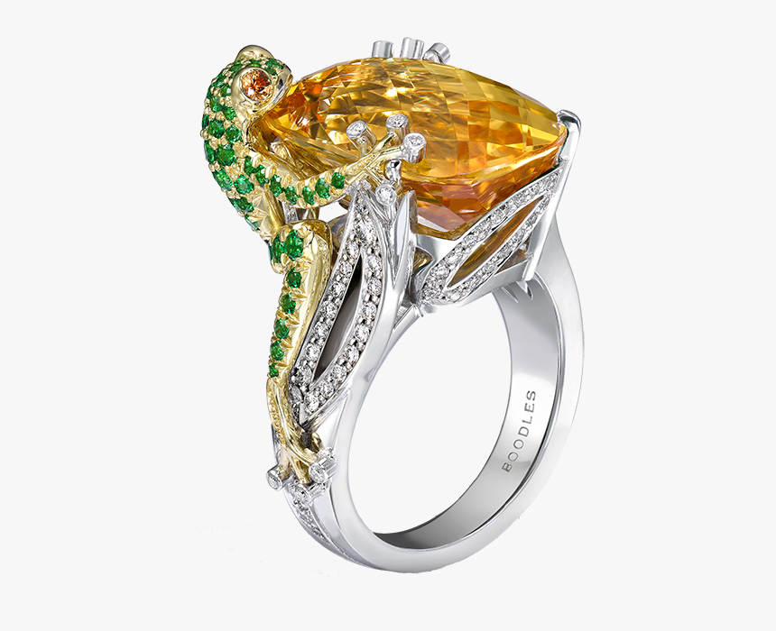 270 Boodles Citrine Frog Transparent Small - Ring Jewellers Png, Png Download, Free Download