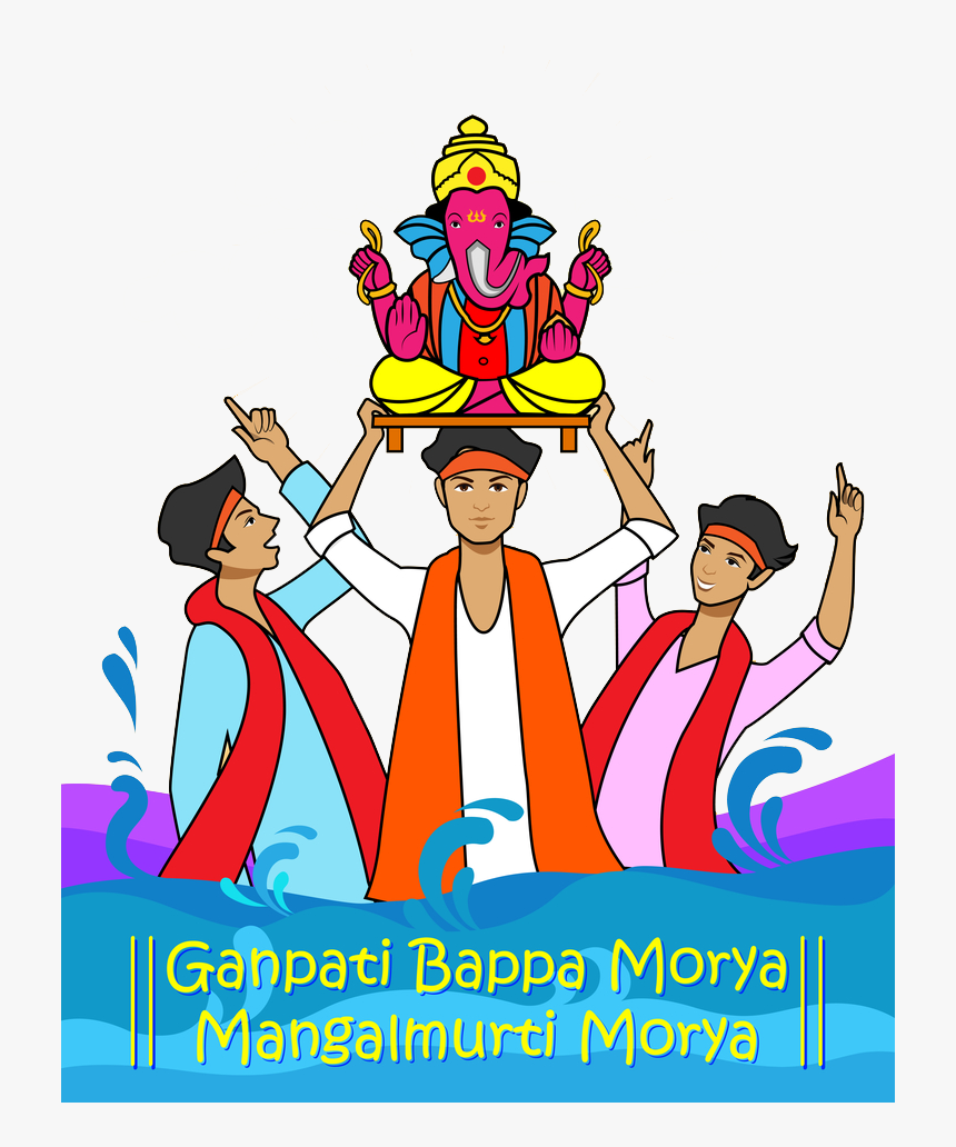 Wishing You Happiness As Big As Lord Ganesha"s Appetite, - Ganpati Bappa Morya Latest, HD Png Download, Free Download