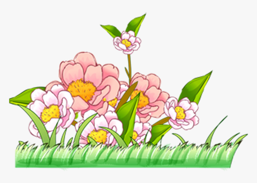 Floral Design Clip Art - Hoa Cỏ Hoạt Hình, HD Png Download, Free Download