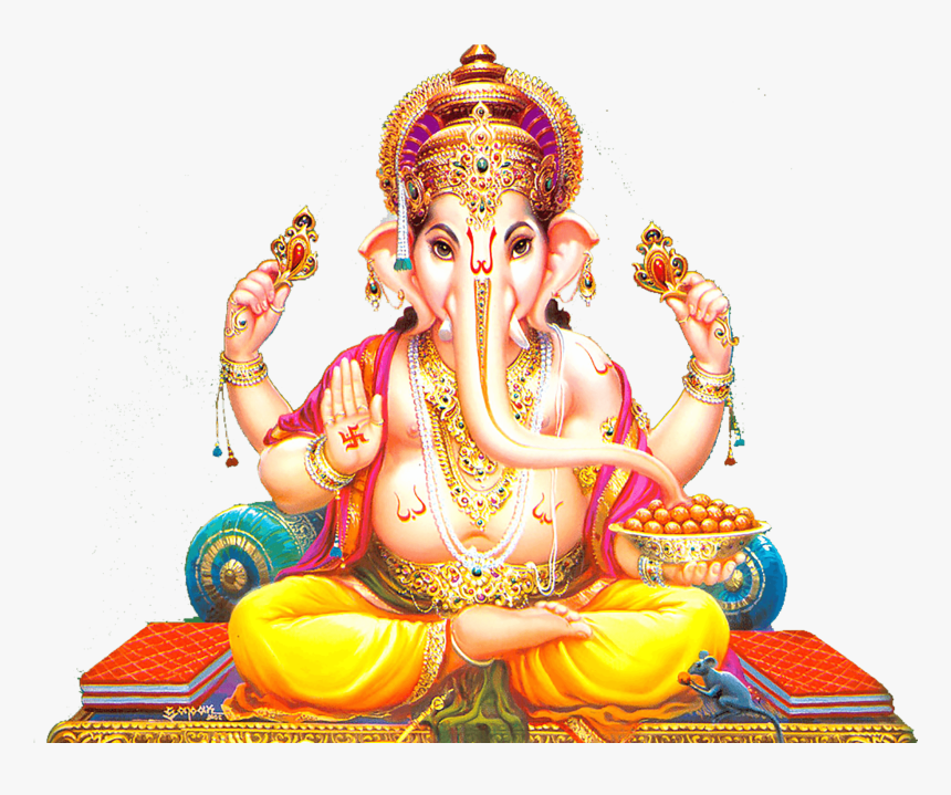 Vinayaka - Lord Ganesh Four Hands, HD Png Download, Free Download