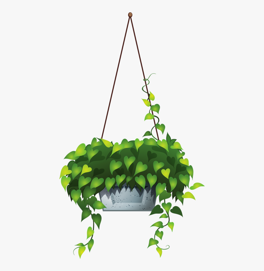 Hanging Flower Pots Png, Transparent Png, Free Download